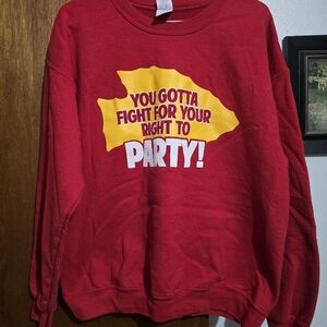 Gildan Red Party Sweatshirt